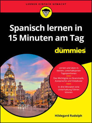 cover image of Spanisch lernen in 15 Minuten am Tag für Dummies